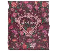 Bridgerton My Heart Calls Your Name Plaid Ultra Doux au Toucher Soyeux 152 X 127 Cm