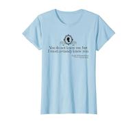 Bridgerton You Do Not Know Me T-Shirt, Femme, Bleu Céleste, M