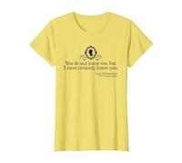 Bridgerton You Do Not Know Me T-Shirt, Femme, Citron, L