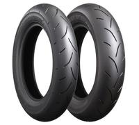 Bridgestone Pneu Battlax BT-601FS Soft Touring Avant 100/90 R12 49J TL Argenté