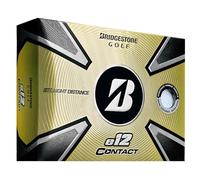 Bridgestone E12 Contact Golf Balls 2023 - White - 1 Dozen, E12 Contact BALLES DE Golf 2023 - Blanc - 1 Douzaine pour des Hommes, Blanc, One Size - 3CWX6D