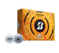 Bridgestone E6 Balles de Golf Souples Longue Distance avec Toucher Doux, Blanc, douzaine