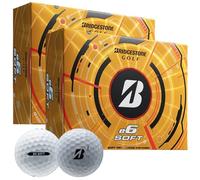 Bridgestone Golf Double douzaine E6 blanc doux, Accessoire de Golf