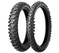 Bridgestone Pneu avant M203 70/100-17 40M TT Tout-terrain Argenté
