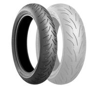 Bridgestone Pneu Hoop B01 80/100-10 46J TL Scooter avant/arrière Argenté