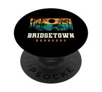 Bridgetown Barbade Île des Caraïbes Paradise PopSockets PopGrip Adhésif