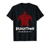Bridgetown Barbade Tribal Sea Turtle Island T-Shirt