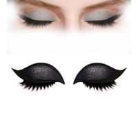 Bridle Bronze Eyelashes, Lazy Eye Shadow Eyelash Patch with Lashes, 3-in-1 Self-Adhesive All in One Magic Lashes, Questumble/Repairig Lazy Eyeshadow Eyelash,Waterproof Eyelashes Makeup Stickers (D)