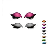 Bridle Bronze Eyelashes,Lazy Eye Shadow Eyelash Patch with Lashes,Lazy Eyelash Stickers,Eye Shadow Patch with Lashes,Eyelid and Lash Sticker,Reusable,Self-Adhesive,for Parties and Dances (2pair-B)