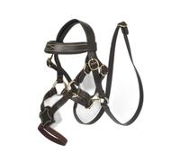 Bridon à muserolle croisée pour peluche LeMieux Toy Pony Marron TU