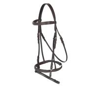 KERBL Bridon pour Cheval de Trait Brun