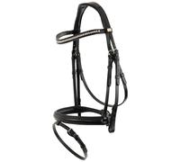 Bridon d'équitation anatomique BR Equitation Shildon Noir Cob