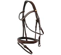 Bridon d'équitation anatomique BR Equitation Southall Marron Full