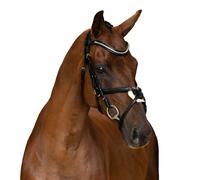 Bridon d'équitation Mexican Imperial Riding Noir Full