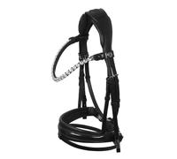 Bridon équitation anatomique Acavallo Ophelia Noir Cob