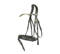 Bridon équitation anatomique Kavalkade Clinchesse Noir Cob