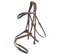 Bridon équitation anatomique mexicaine Kavalkade Everado Marron Cob