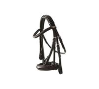 Bridon équitation avec double rênes Lexhis Luna Marron Full