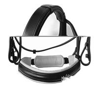 Bridon équitation avec double rênes Lexhis Luna Noir Cob