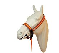 Bridon équitation de type portugais en nylon Mehis Rouge TU