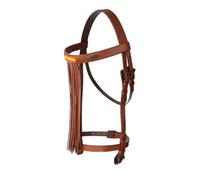 Bridon équitation drapeau espagnol Hispano Hipica Vaquera Eco Marron Full