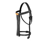 Bridon équitation drapeau espagnol Hispano Hipica Vaquera Eco Noir Full