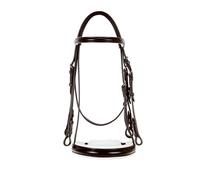 Bridon équitation Equestro Dressage+ Marron Full