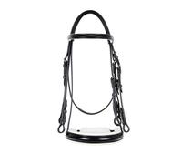 Bridon équitation Equestro Dressage+ Noir Poney