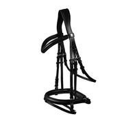 Bridon équitation muserolle combinée anatomique Waldhausen X-Line stockholm Noir Cob