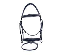 Bridon équitation muserolle combinée Cavaletti sans rênes Noir Cob