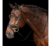 Bridon équitation muserolle combinée Imperial Riding Athena Noir Cob