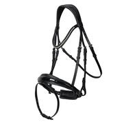 Bridon équitation muserolle combinée Imperial Riding Fria Noir Full