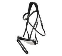 Bridon équitation muserolle combinée Imperial Riding Fria Noir Full