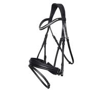Bridon équitation muserolle combinée Imperial Riding Fria Noir Poney