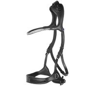 Bridon équitation muserolle combinée sans mors avec frontal à cristaux Stübben Freedom II Noir Full