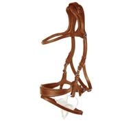 Bridon équitation muserolle combinée Stübben Freedom II Marron Full