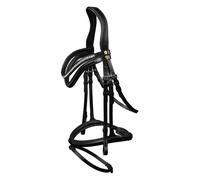 Bridon équitation muserolle combinée Waldhausen S-Line Harmony Noir Cob