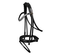 Bridon équitation muserolle combinée Waldhausen S-Line Magic Noir Full