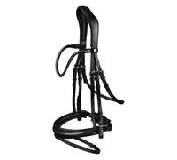 Bridon équitation muserolle combinée Waldhausen X-Line Favorite Noir Full