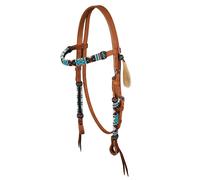 Bridon équitation Pool's Navajo Pearls western Marron TU