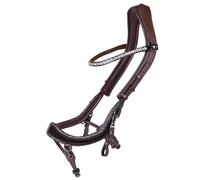 Bridon équitation pour cheval anatomique Presteq FaySport Glitter Marron Cob