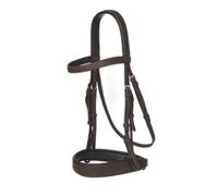 Bridon équitation pour cheval avec rênes à lacets LeMieux Hunter Argenté Cob