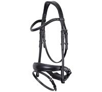 Bridon équitation pour cheval Harry's Horse Elegance Noir Cob