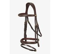 Bridon équitation pour cheval LeMieux Competition Flash Havana Marron Cob