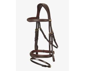 Bridon équitation pour cheval LeMieux Competition Flash Havana Marron Full