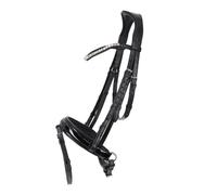 Bridon équitation pour cheval QHP Sunset Noir Poney