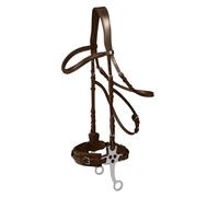 Waldhausen X-Line Hackamore Trensenzaum, Braun, Warmblut