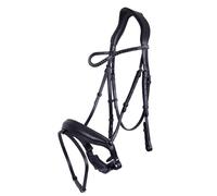 Bridon équitation QHP Selene Noir Cob