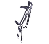 Bridon équitation sans mors QHP Ceto - black - Shetland
