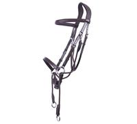 Bridon équitation sans mors QHP Ceto Marron Cob